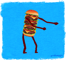 fast food floss GIF by megan motown